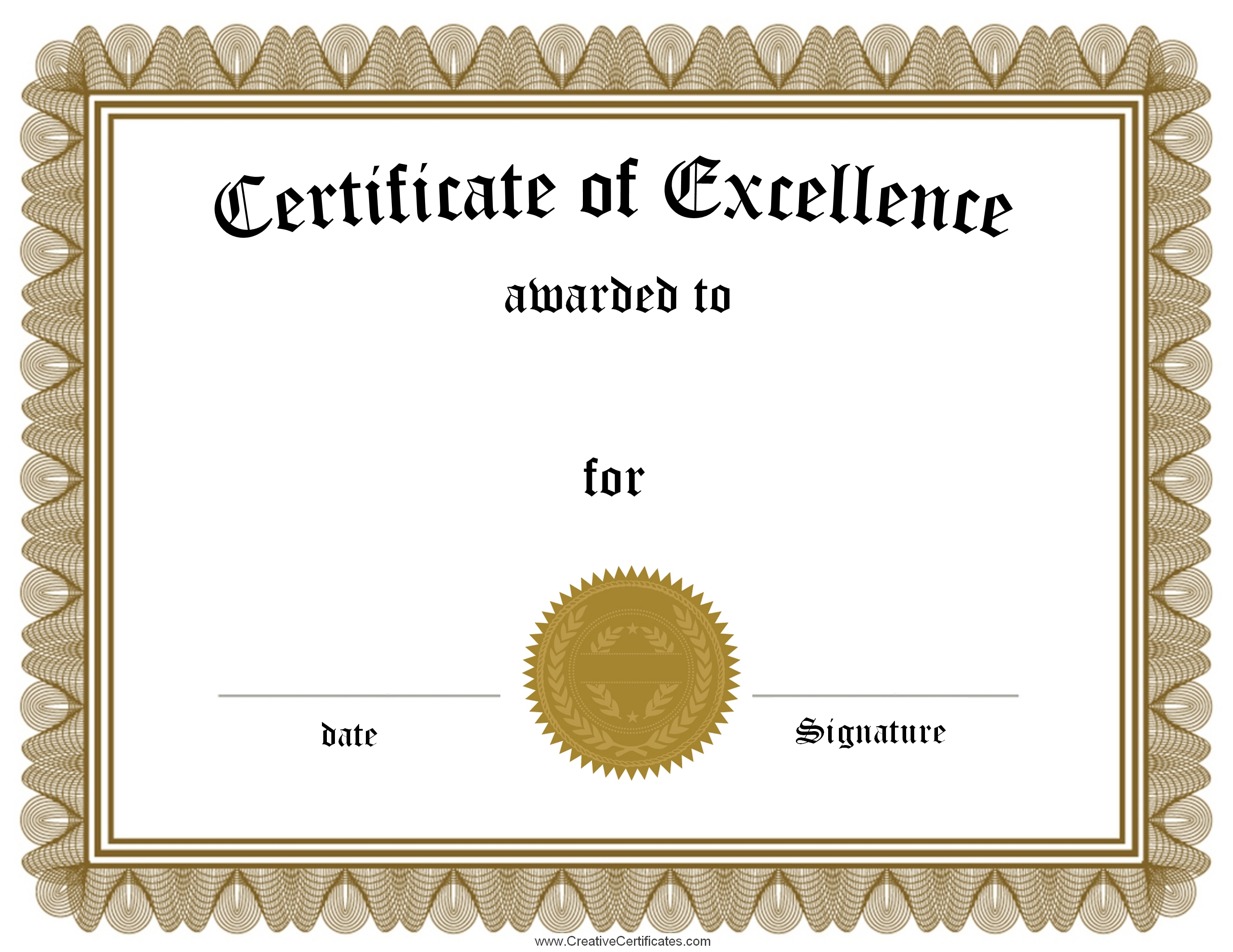 Certificate of excellence WinTech